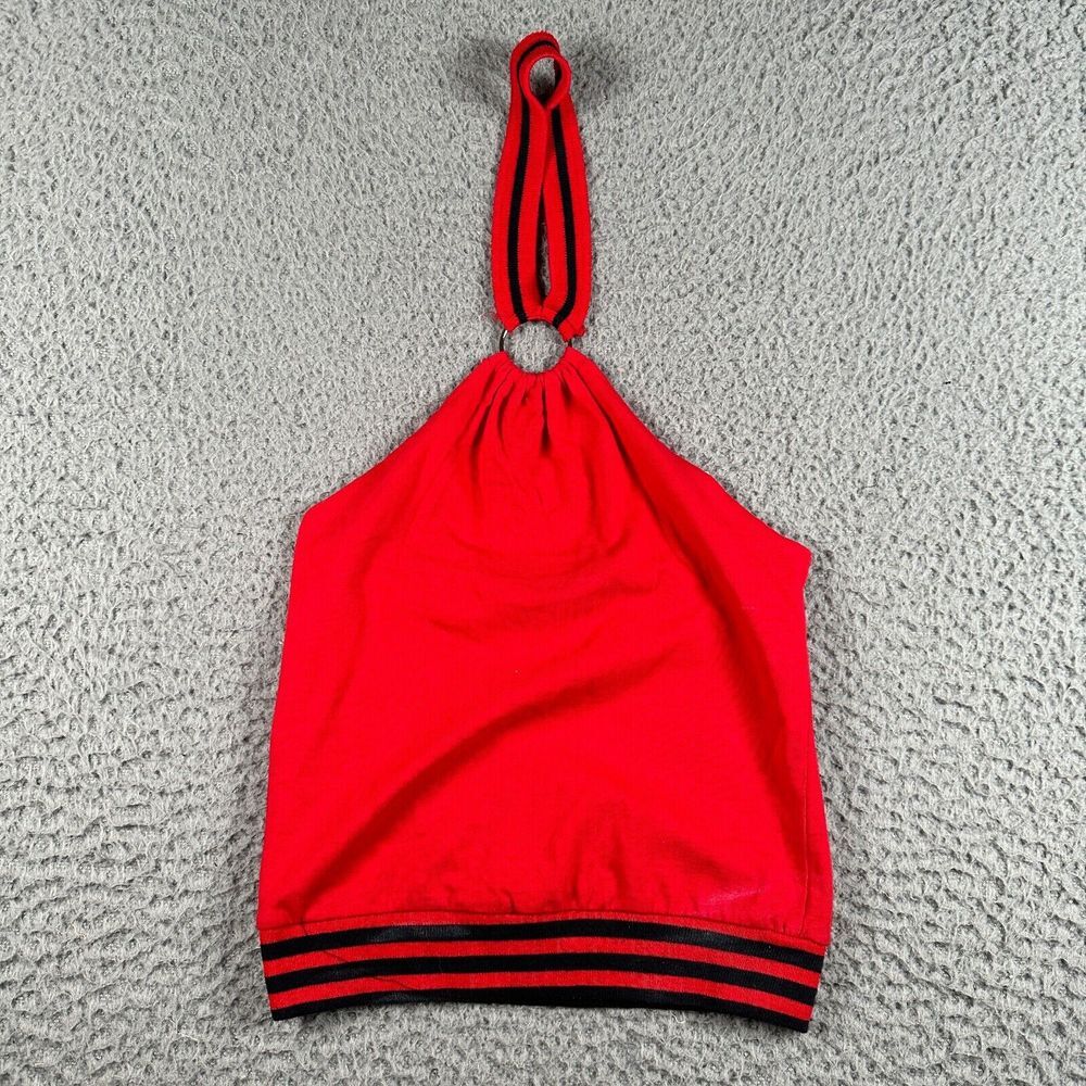 Reformation Vintage x Rare Threads Oak Halter Top Womens Medium Red Made In USA